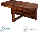 Wooden Galaxy Solid Sheesham Wood Coffee Table – Coffee Colour Finish - Image 7