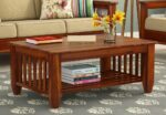 Wooden Galaxy Solid Sheesham Wood Coffee Table for Home & Office Use