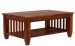Wooden Galaxy Solid Sheesham Wood Coffee Table for Home & Office Use - Image 3