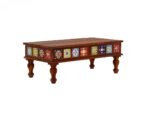 Wooden Galaxy Solid Sheesham Wood Coffee Table for Home & Office Use - Image 4